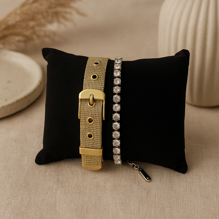 Edith 2x Bracelet Stack – Icons Collection