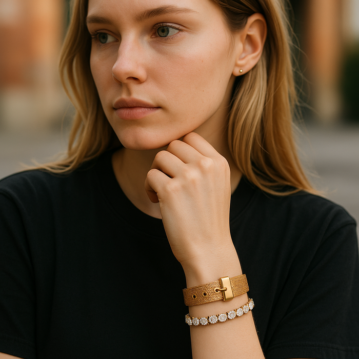 Edith 2x Bracelet Stack – Icons Collection