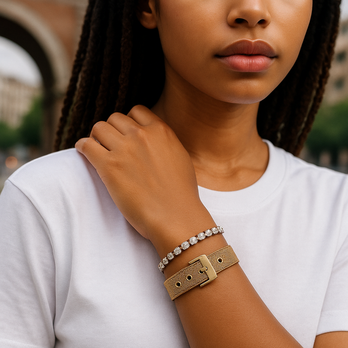 Edith 2x Bracelet Stack – Icons Collection