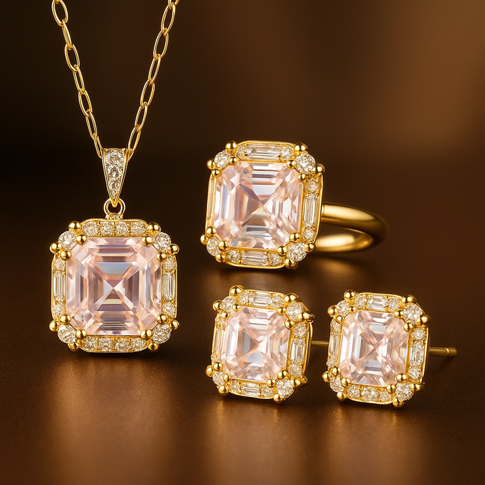 Amal Necklace, Earrings & Ring Set – Icons Collection